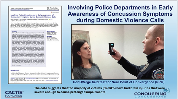 Police Departments in Early Awareness of Concussion Symptoms